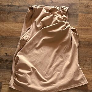 SHEIN Asymmetrical Beige Top